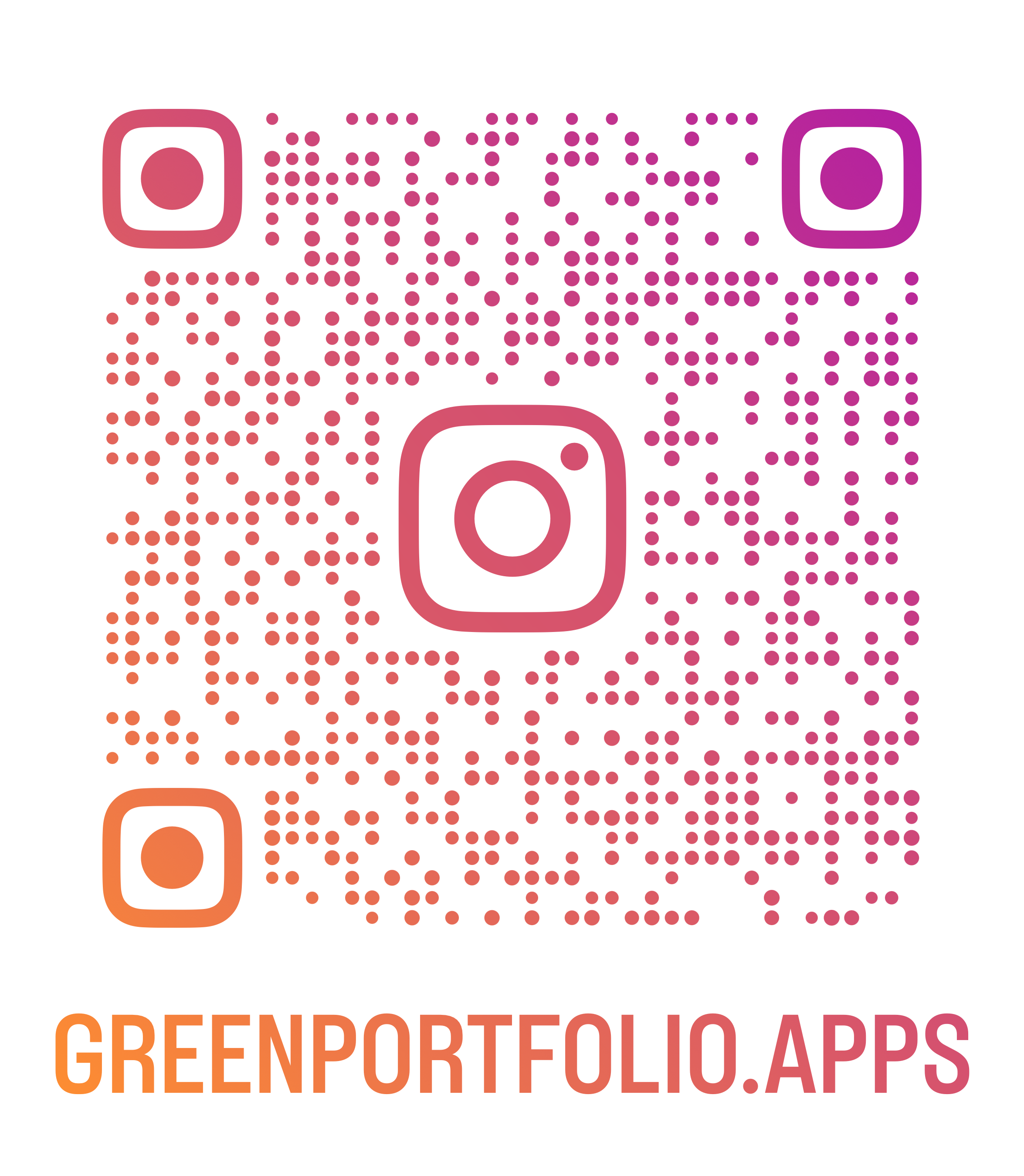 Instagram QR code for greenportfolio.apps